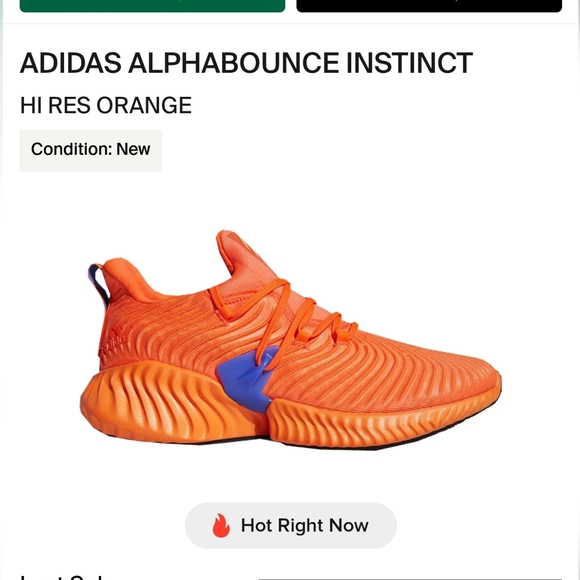 Men's Adidas Alphabounce sz 9.5 - Picture 13 of 14